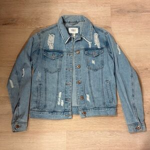 Distressed Women’s Denim Jacket